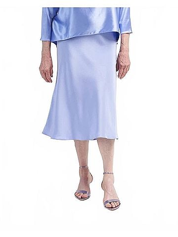 Peter Cohen Flirt Midi Skirt in Iris (view 1)