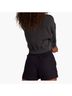 Roxy Solid Black Oceanside Beach Shorts in True Black Size XS - photo 3