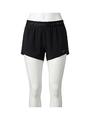 Brooks Women's Chaser 3 Inch Running Shorts in Black (view 1)