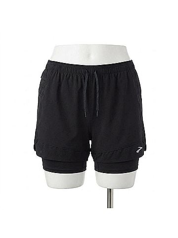 Brooks Women's High Point 3" 2-In-1 Running Shorts in Black (view 1)