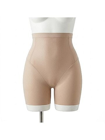 Miraclesuit Core Contour Hi-Waist Bike Shorts in Stucco (view 1)