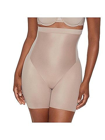 Miraclesuit Core Contour Hi-Waist Bike Shorts in Stucco (view 2)