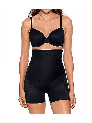 Miraclesuit Instant Tummy Tuck Hi-Waist Shorts in Black (view 2)