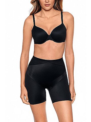 Miraclesuit Instant Tummy Tuck Waistline Shorts in Black (view 2)