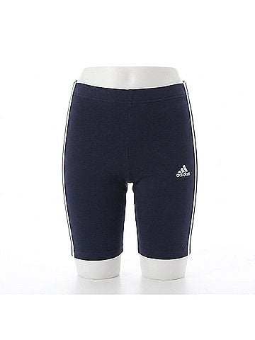 Adidas Women's 3-Stripe Bike Shorts in Legend Ink/White (view 1)