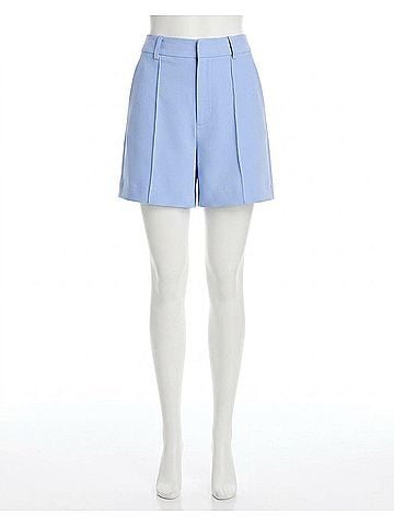 Cinq à Sept Gabbi High Rise Shorts in Blue Wisteria (view 1)