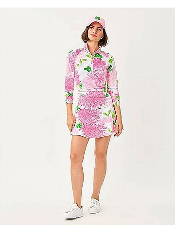 Lilly Pulitzer Zadora Upf 50+ High Rise Skort in Resort White Lil Go With The Flow (view 2)