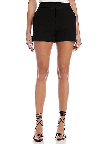 Fifteen Twenty Modern High Waist Shorts in Black (view 2)
