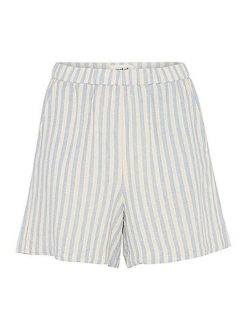 Soaked Belira Wide Leg Elastic Waist Shorts in Blue (view 1)