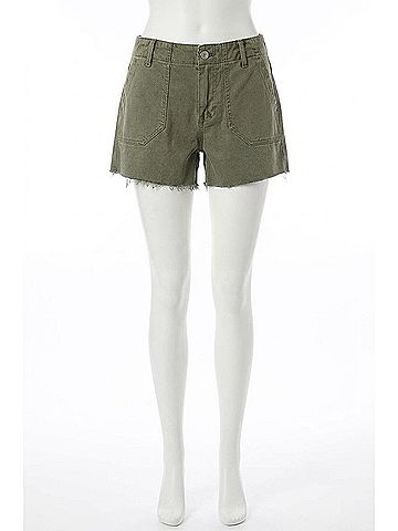 Paige Mayslie Utility Short in Vintage Ivy Green (view 1)
