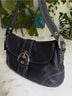 Coach 100% Leather Black Silver Shoulder Bag One size - photo 3