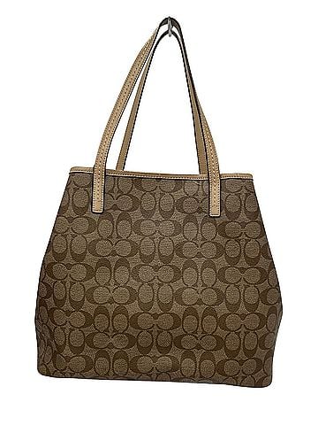 Coach Metro City Canvas Leather Tote (view 2)