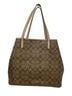 Coach Print Brown Leather Tote One size - photo 2