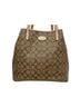 Coach Print Brown Leather Tote One size - photo 1