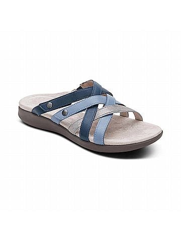 Aetrex Women's Kasey Sandal in Blue Multi (view 1)