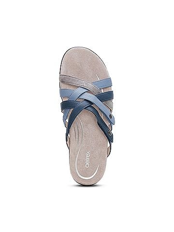Aetrex Women's Kasey Sandal in Blue Multi (view 2)