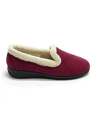 Spring Step Women's Isla Slip On Slipper in Bordeaux (view 1)