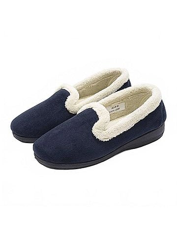 Spring Step Women's Isla Slip On Slipper in Navy (view 2)