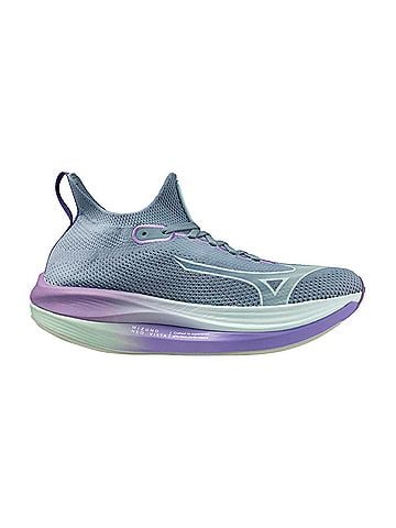 Mizuno Women's Neo Vista Running Shoes in Citadel Bay Paisley Purple (view 1)