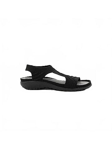 Naot Women's Kawhia Sandals in Black Knit (view 1)