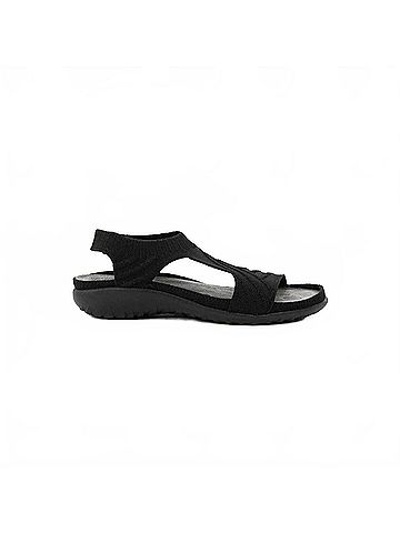 Naot Women's Kawhia Sandals in Black Knit (view 1)