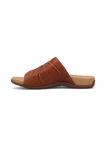 Taos Women's Gift 2 Comfortable Leather Sandal in Cognac (view 2)