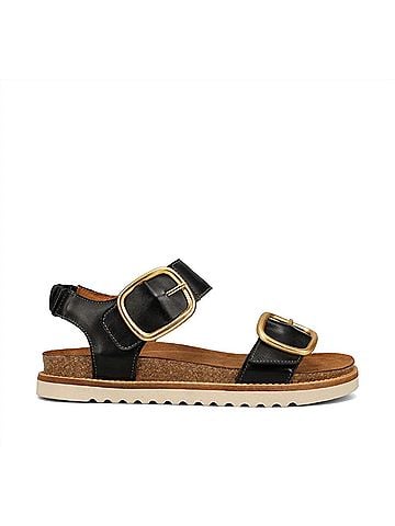 Taos Women's On The Double Sandals in Black (view 1)