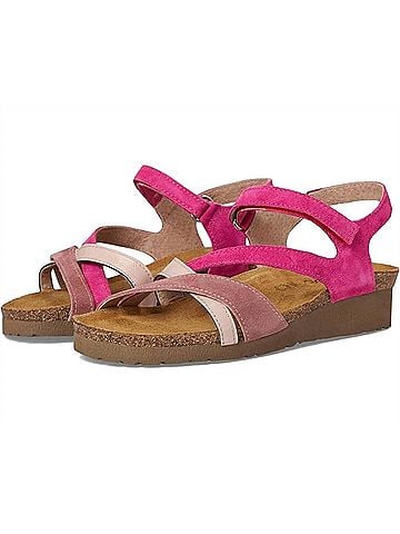Naot Women's Sophia Sandal in Fuchsia/Rose Combo (view 2)