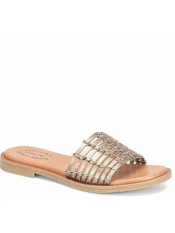 Kork-Ease Women's Deja Flat Sandals in Bronze (view 1)