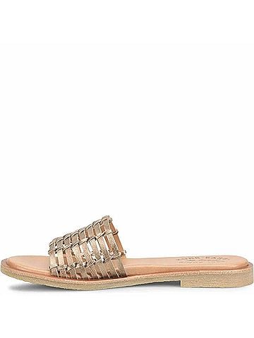 Kork-Ease Women's Deja Flat Sandals in Bronze (view 2)