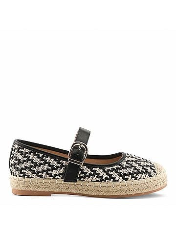 Spring Step Women's Seaharbor Buckled Mary Jane Flats in Blackmulti (view 1)