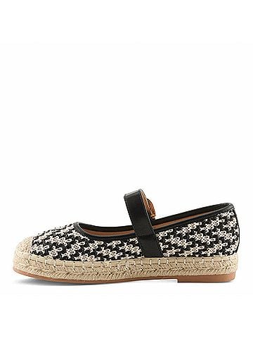 Spring Step Women's Seaharbor Buckled Mary Jane Flats in Blackmulti (view 2)