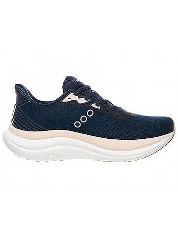 Saucony Women's Triumph 23 Running Shoes in Navy/Cameo (view 1)