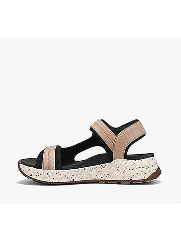 Taos Women's Super Side Sandals in Natural Emboss (view 2)