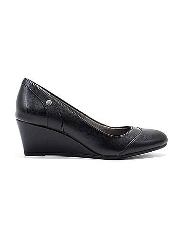 Life Stride Women's Dreams Wedge Pump in Black Heirloom (view 1)