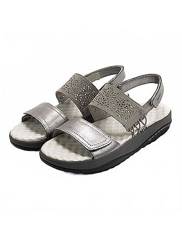 Jambu Women's Alba Non-Slip Sandals in Gun Metal (view 2)