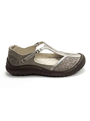 Jambu Women's Creek Mary Jane Flats in Pewter (view 1)