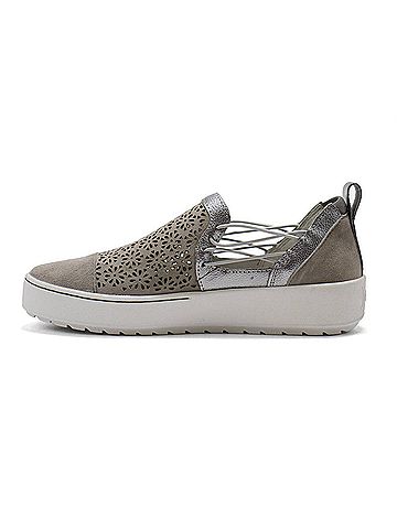 Jambu Women's Erin Slip On Shoes in Grey (view 2)