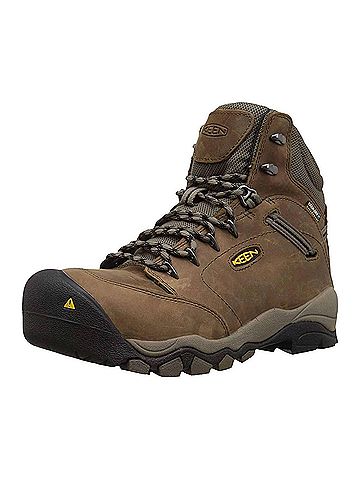 Keen Women's Canby Aluminum Toe Waterproof Hikers in Shitake (view 2)