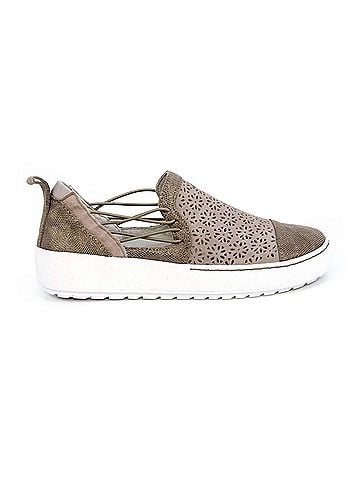 Jambu Women's Erin Slip On Shoes in Taupe (view 1)