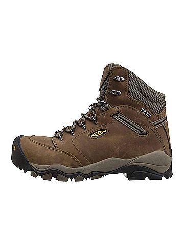 Keen Women's Canby Aluminum Toe Waterproof Hikers in Shitake (view 2)