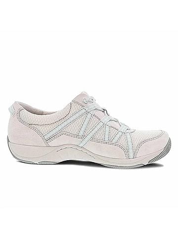 Dansko Women's Harlyn Sneakers in Ecru Suede (view 1)