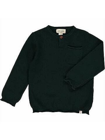 Me and Henry Kids Dayton Sweater in Green (view 1)
