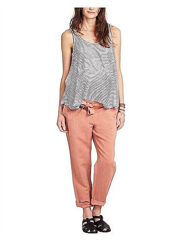 Hatch Venice Maternity Pant in Clay (view 2)