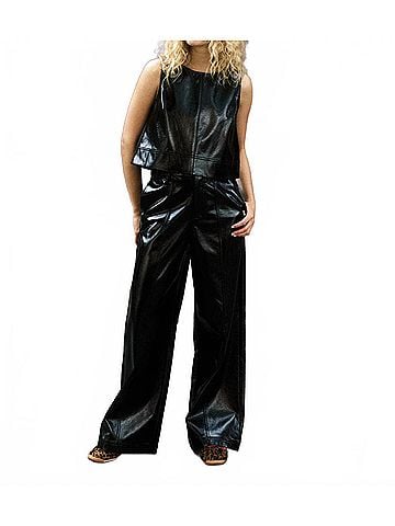 FRNCH Siamois Pants in Black (view 2)