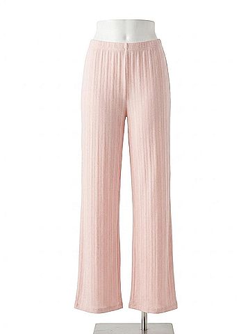 Hatch Pointelle Wide Leg Pant in Lotus (view 1)