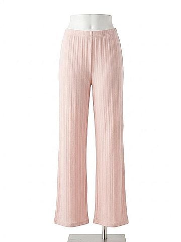 Hatch Pointelle Wide Leg Pant in Lotus (view 1)