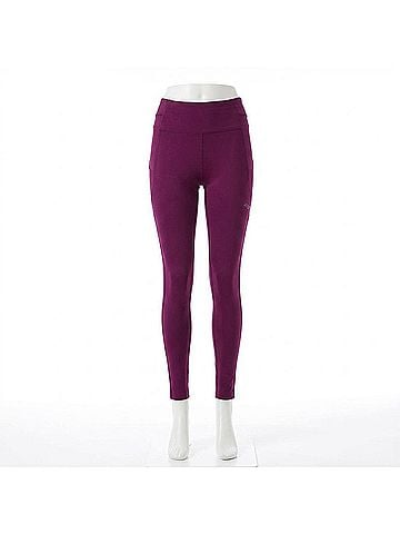 Saucony Fortify Crop Tight Leggings in Eggplant (view 1)