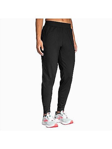 Brooks Women'S Momentum Thermal Running Pants in Black (view 2)