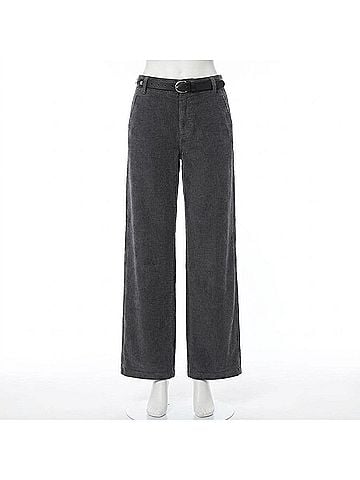Closed Selma Corduroy in Cosmic Grey (view 1)